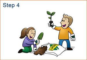 Step 4 - You can then purchase the compost and mulch to help your garden grow.