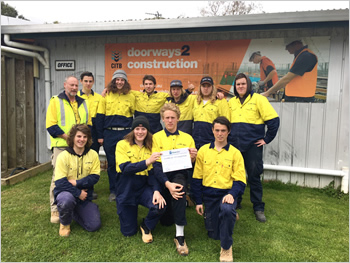 KESAB Clean Site<sup>®</sup> joint CITB program delivered to Mt Gambier construction students