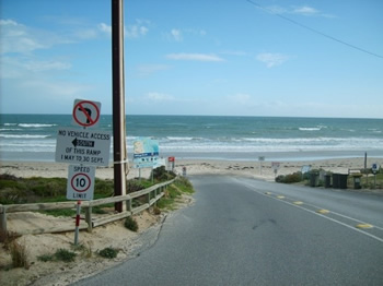 There might be no vehicle access but you can be sure that litter will find a way to get to the sea.