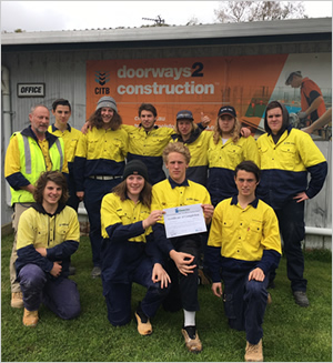KESAB Clean Site<sup>®</sup> joint CITB program delivered to Mt Gambier construction students