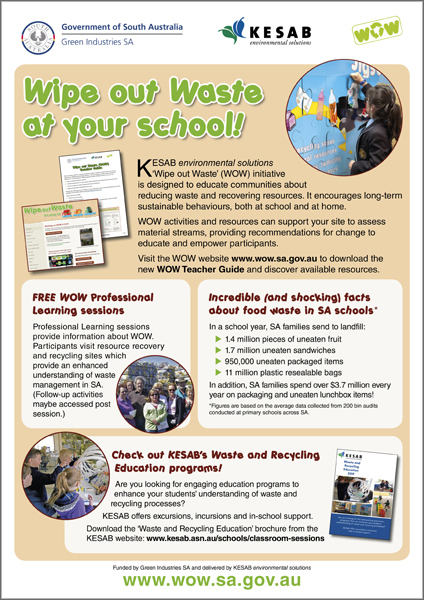 WOW Professional Learning sessions poster