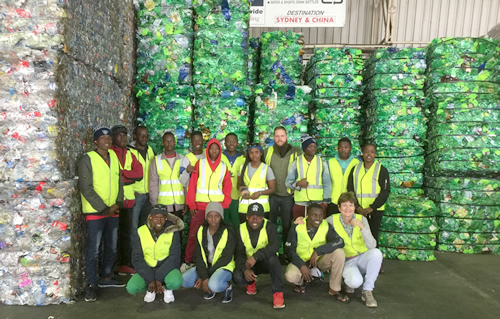 Wipe out Waste hosts Zambian students at Statewide Recycling in partnership with Adelaide Zoo