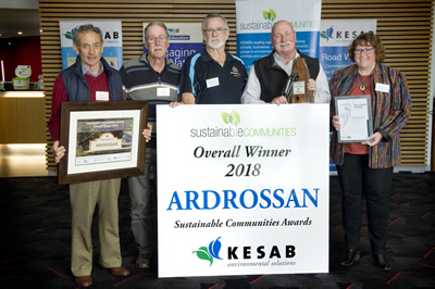 Ardrossan is named overall winner of the KESAB Sustainable Communities Awards 2018.